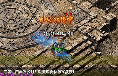 打败轻变传奇私服中高属性白虎怪物的技巧