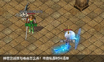 神兽忠诚度与寿命怎么养?传奇私服材料清单