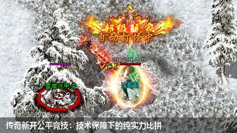 传奇新开公平竞技：技术保障下的纯实力比拼