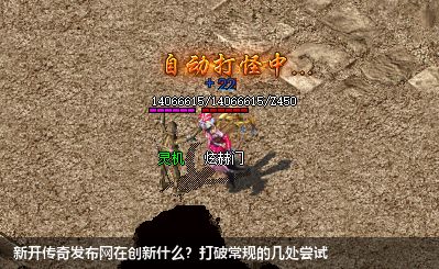 新开传奇发布网在创新什么?打破常规的几处尝试