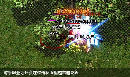 射手职业为什么在传奇私服里越来越吃香