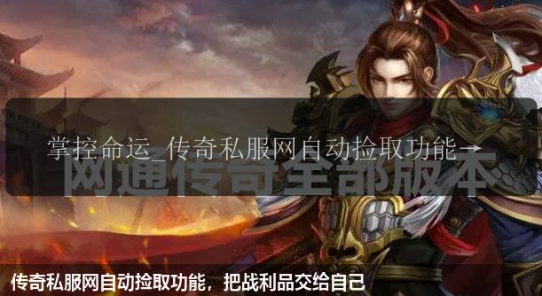 传奇私服网自动捡取功能，把战利品交给自己