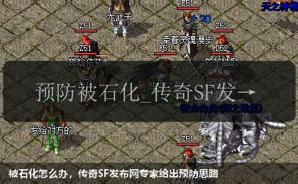 被石化怎么办，传奇SF发布网专家给出预防思路