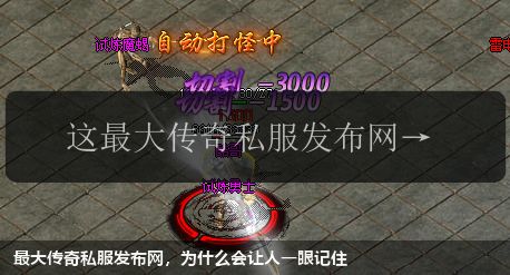 最大传奇私服发布网,为什么会让人一眼记住