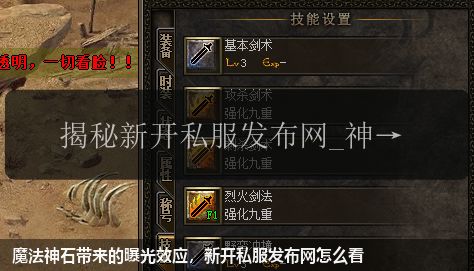 魔法神石带来的曝光效应，新开私服发布网怎么看