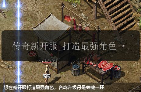 想在新开服打造最强角色,合成升级丹是关键一环