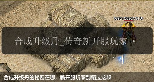合成升级丹的秘密在哪,新开服玩家别错过这段